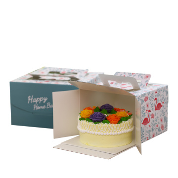 Birthday Cake Box Hand-held Transparent Ivory Board