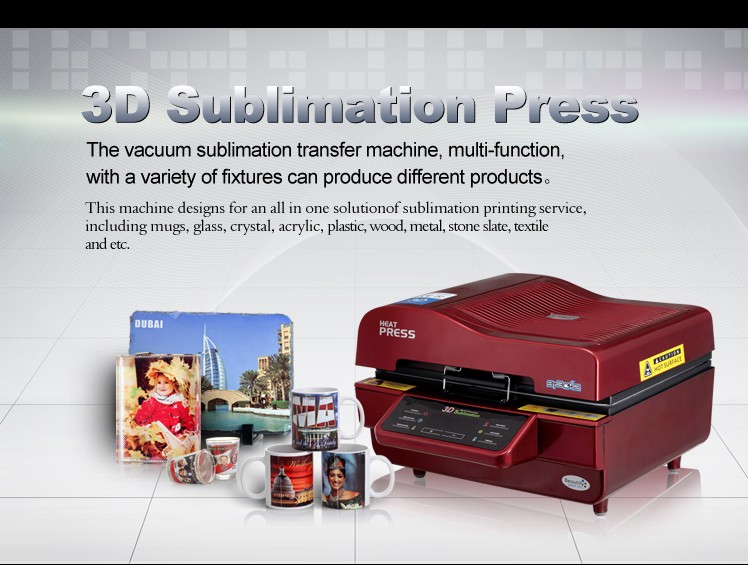FREESUB 3D Vacuum Sublimation Digital Printer for Sale