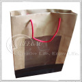 Window Paper Bag with Kraft Paper