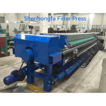 Shenhongfa 1250 Serie Automatische Membran -PP -Filterpresse