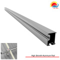 Carril de alto Strenth aluminio 6063 T5 serie con sistema de montaje Solar (ID0003)