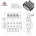 Machine de forage P120 Valve de commande directionnelle monobloc