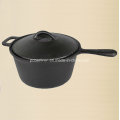 Preseasoned ferro fundido Camping Frypan Dia 29 centímetros