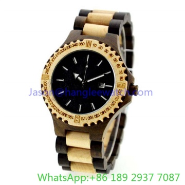 High-Grade Wood Watch, Quartz Watches (HLJA-15162)