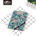 Custom flower Leaves​ style cute A5 clipboard binding loose leaf notebook hardcover diary