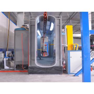 vertical powder coating Line for aluminium profile