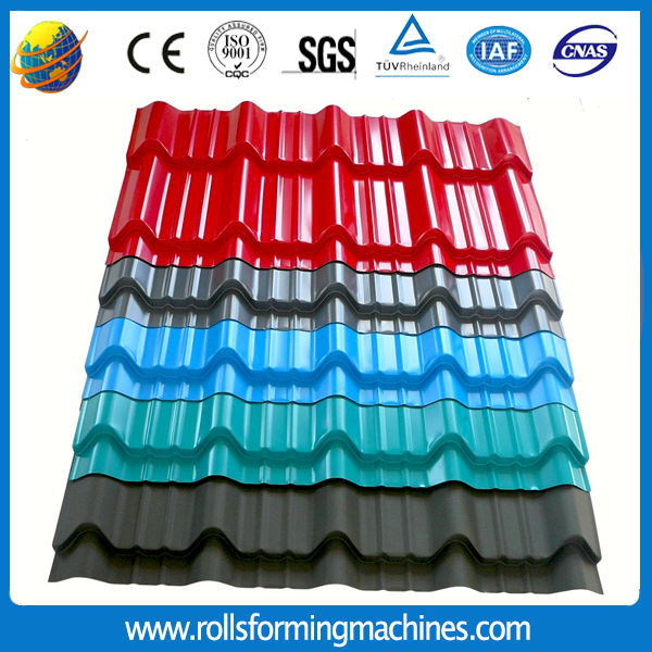 Aluminium Roofing Sheets Machines Prices Automatic Glazed Roof Tile Steel Roll Forming Machine Roll Former