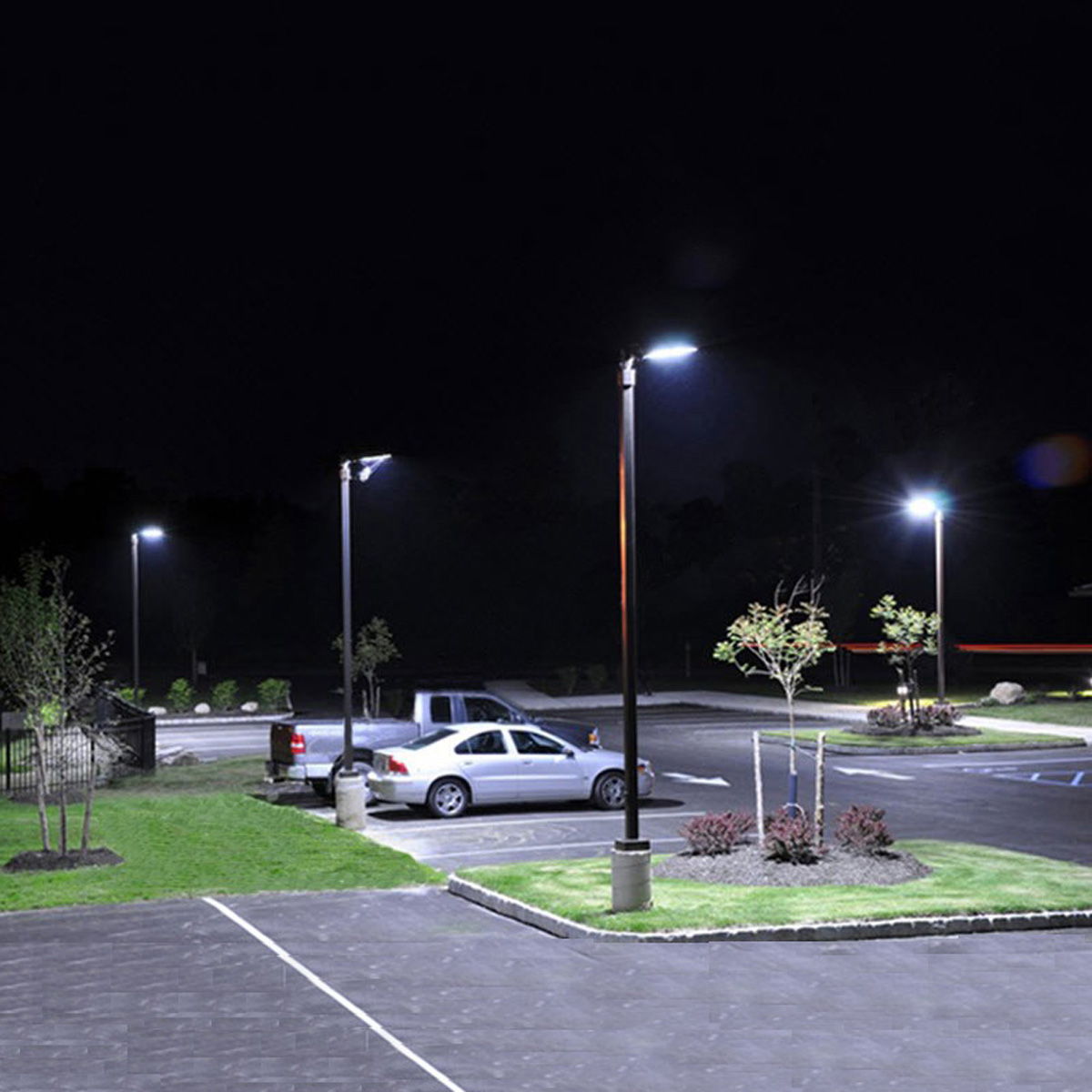 Led Street Light With Pole (3)