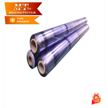 Pvc vinyl soft transparent film roll pour l&#39;impression d&#39;emballage pour panneaux, matelas