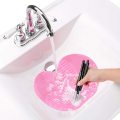 Makeup Brush Cleaning Mat Silicone Brush Cleaner Pad