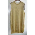 Sleeveless Side Split Knit Frauen Pullover Weste