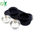 Non-slip Skid Silicone Bowls with Stainless-steel Dog Bowl