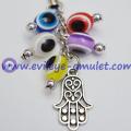 Multicolor Evil Eye Grape Bunches Cell Phone Decoration