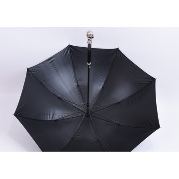 Automatic metal Skull Head Compact Windproof Travel Umbrella