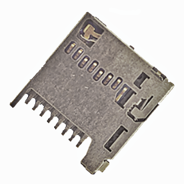Connecteur de hauteur 1,28 mm de la série MICRO SD CARD