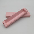 Cardboard Foldable Pen Packaging Box with Rose Gold