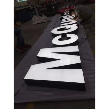 LED Lighting Acrylic Letter Sign Channel Lighting Storefront Sign Wholesale LED Advertising Signs Hot Storefront Acrylic Letter