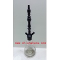 Schwarzes Aluminium Nargile Rauchen Rohr Shisha Huka