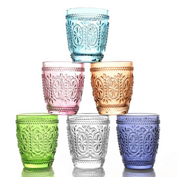 Hand Made Solid Colored Glass Cup