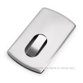 High Quality Stainless Steel Business Card Holder, Hand Push Business Card Holder
