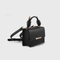 Women PU Leather Crossbody Bags With Metal Hardware