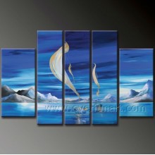 Hand Painted Seascape Oil Painting on Canvas