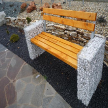 Sièges de jardin soudés Mesh Gabion