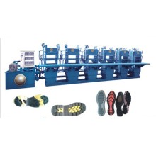 Machine à fabriquer des soles en caoutchouc (six stations)