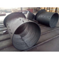 Hardfacing Clad Abrasion Resistant Pipe with Flange