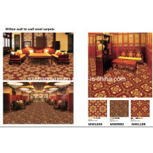 Machine tissée Wilton Wool Wall to Wall Hotel Tapis