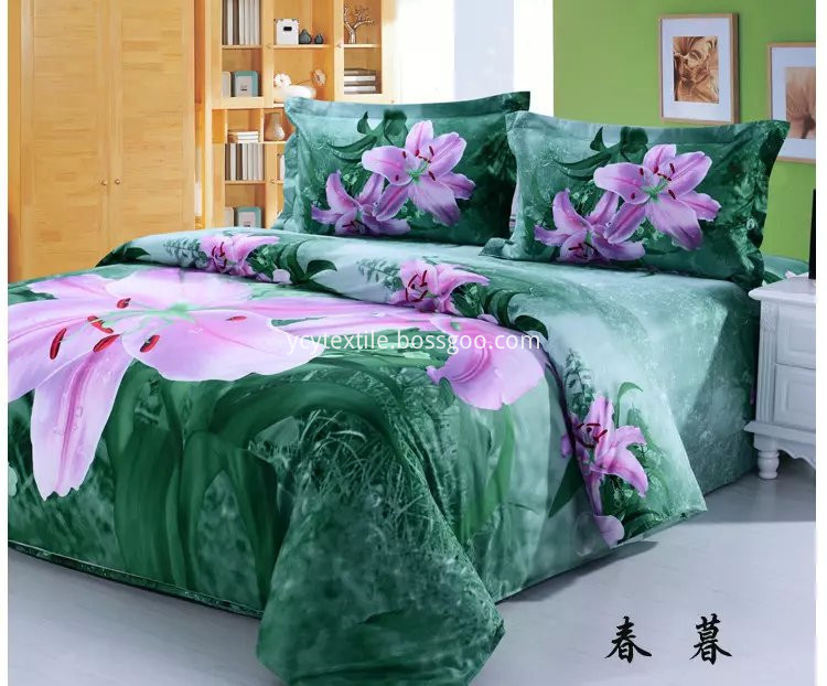 3D cotton fabric used in bed sheet 