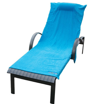 Serviette de chaise de couverture de chaise de plage pliante portable serviette