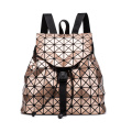 Neue geometrische Diamant -Rucksack -Tasche weibliche Klappstudent Rucksack Fashion Casual Rucksacktasche