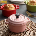 Carrier Ceramic Cookware Set Petite taille Pot de cuisson