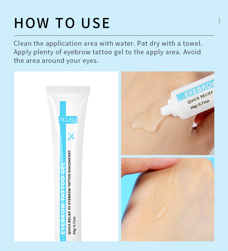 Tattoo Numbing Eyebrow Gel 09 Tattoo Numbing Eyebrow Gel 09