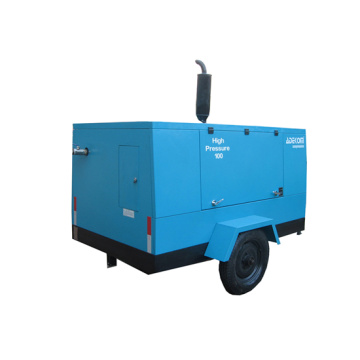 Portable High Pressure Mobile Air Compressor with Wheels Compressor (PUE110-13)