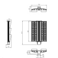 1440W LED Stadionlicht 120lm / w für Stadionprojekt