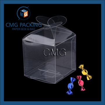 Caja de embalaje transparente del caramelo del diseño de lujo (CMG-PVC-016)