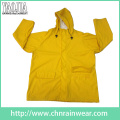 Yj-1056 imperméable à l&#39;eau imperméable à la jaquette avec imperméable jaune pour imperméable pour femme