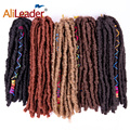 Color Line Faux Locs Ombre Crochet Tresse Cheveux