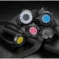 Yxl-425 Fantastische neue Entwurfs-Bruch-Uhr-Mann-Frauen-beiläufige Sport-Leder-Quarz-Uhr-Fabrik