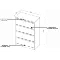 lateral filing cabinet 4 drawer steel cabinet
