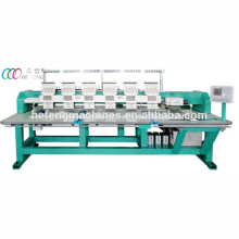 6 Heads Computerized Flatbed Embroidery Machine , 9 Colors