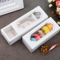 Custom Clear Window Five Macaron Packaging White Boxes