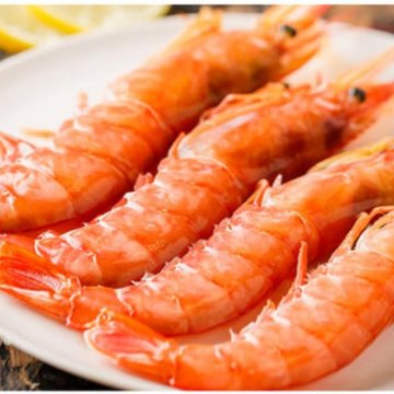 Crevettes rouges d&#39;Argentine entières congelées à bord L1