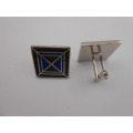 Square Custom Metal Cufflinks Enamel Cufflink (GZHY-XK-014)