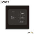 Ivor Acrylic Glass Frame Touch Screen Light Switch Switch de parede