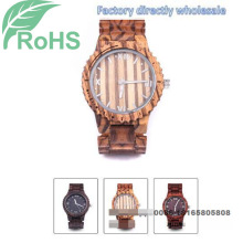 Fashion Wrist Watch Wooden Watch Men′s Women′s Quartz Watch