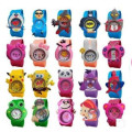 Yxl-352 Montre mignonne en silicone Montre colorée à la gelée Regarder Montre animal Ketty Panda Bird Sleep Kids Slap Watch