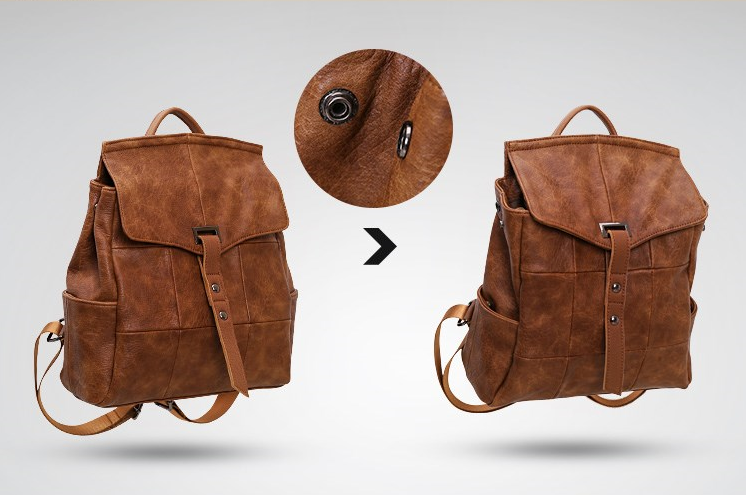 Vitage Leather Backpack